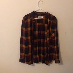 Fall flannel button up